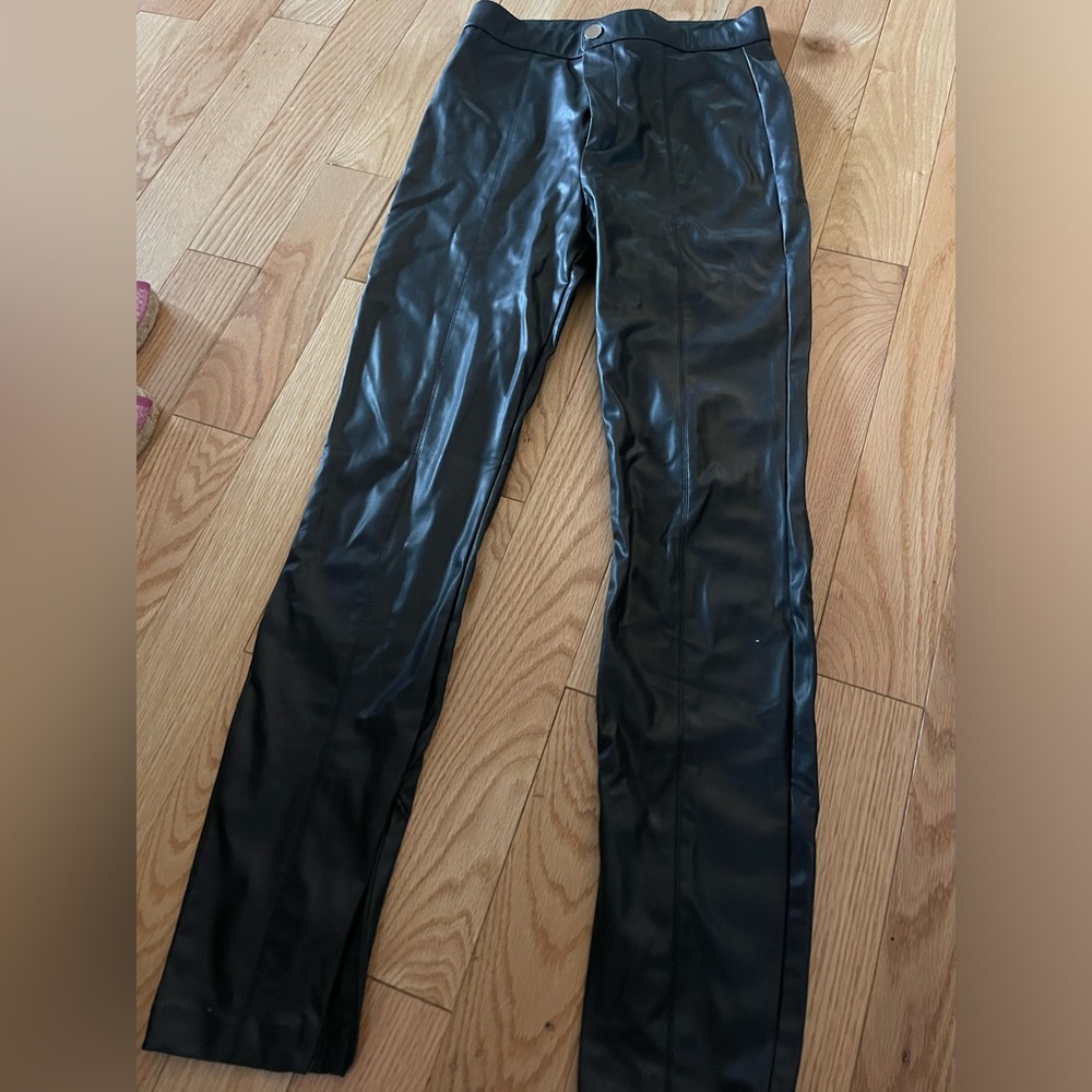 Zara leather pants